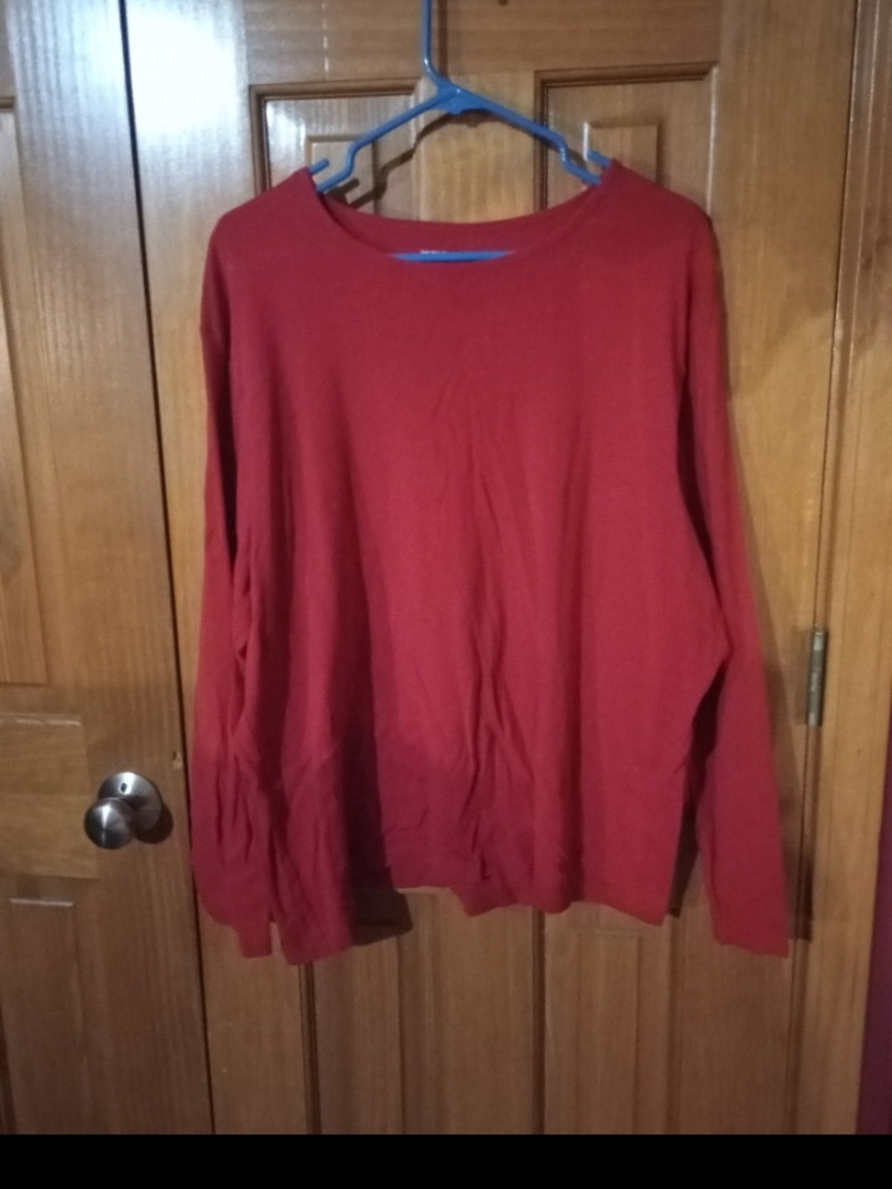 Red Crew Neck Tshirt